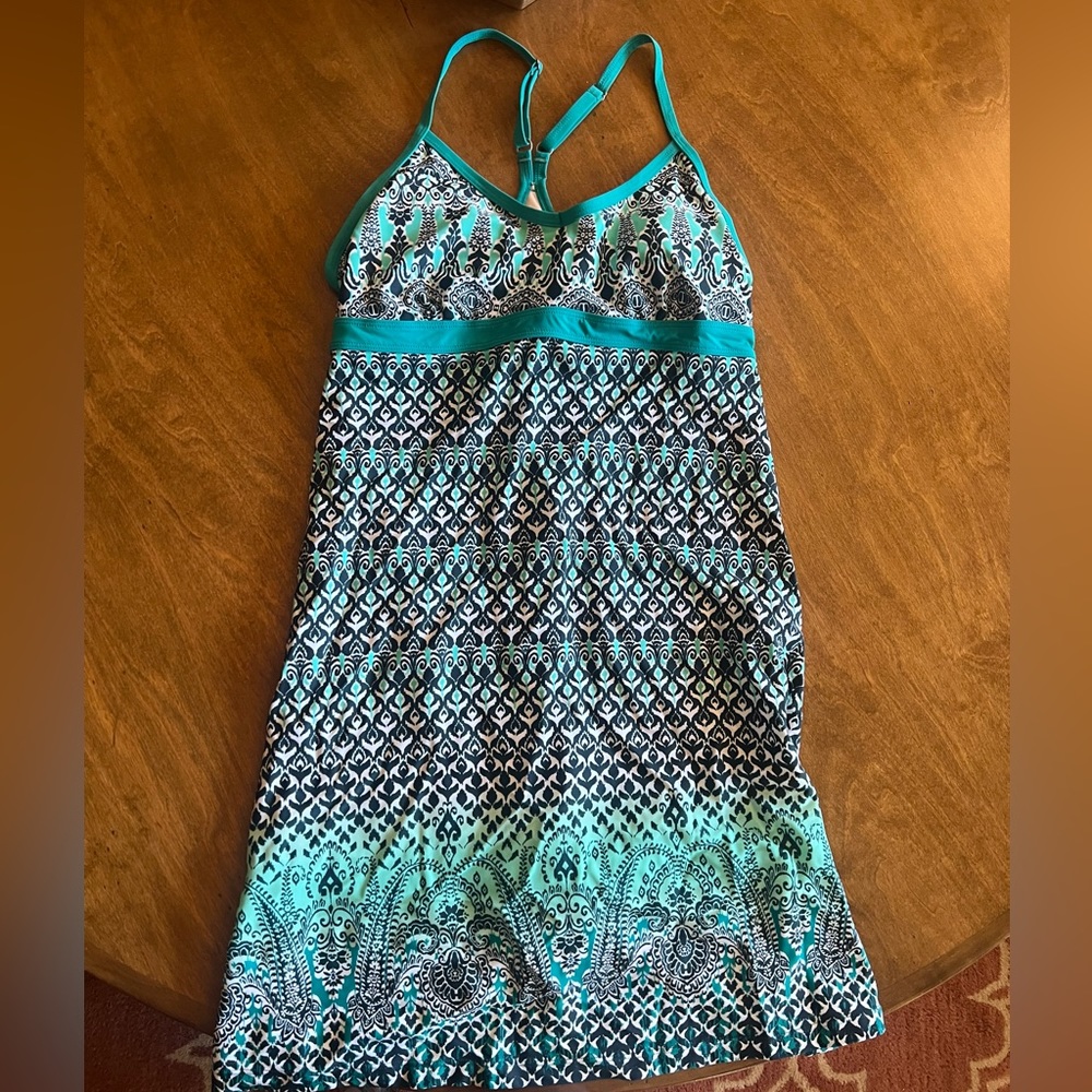 light blue athleta swim dress - size M